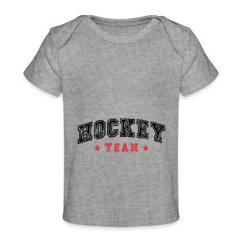 Hockey Team - Baby Premium Organic T-shirt - heather grey - Front