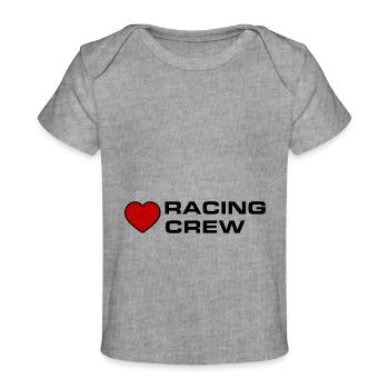 Équipage de course - T-shirt Premium bébé bio - gris chiné - Devant