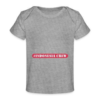 Indonesia Crew - Baby Premium Organic T-Shirt - Grau meliert - Vorne