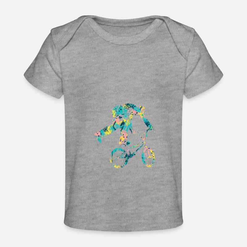 BMX - T-shirt Premium bébé bio - gris chiné