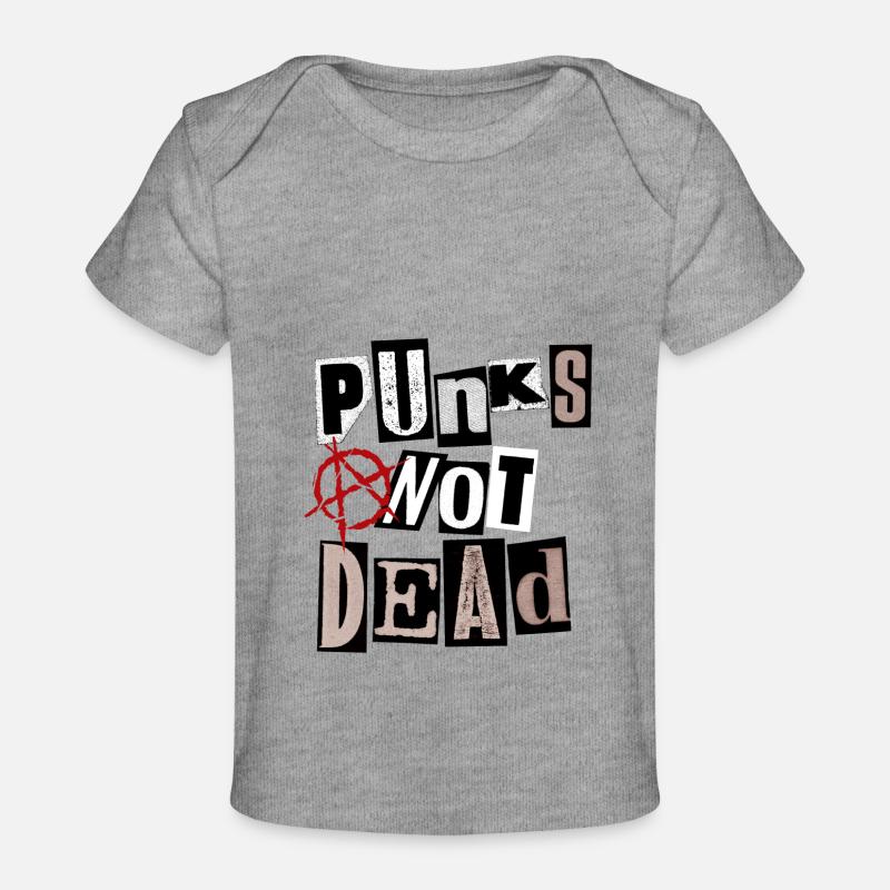 LE PUNK N’EST PAS MORT - T-shirt Premium bébé bio - gris chiné
