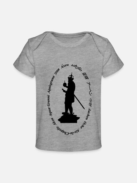 aachen - Baby Premium Organic T-Shirt - Grau meliert