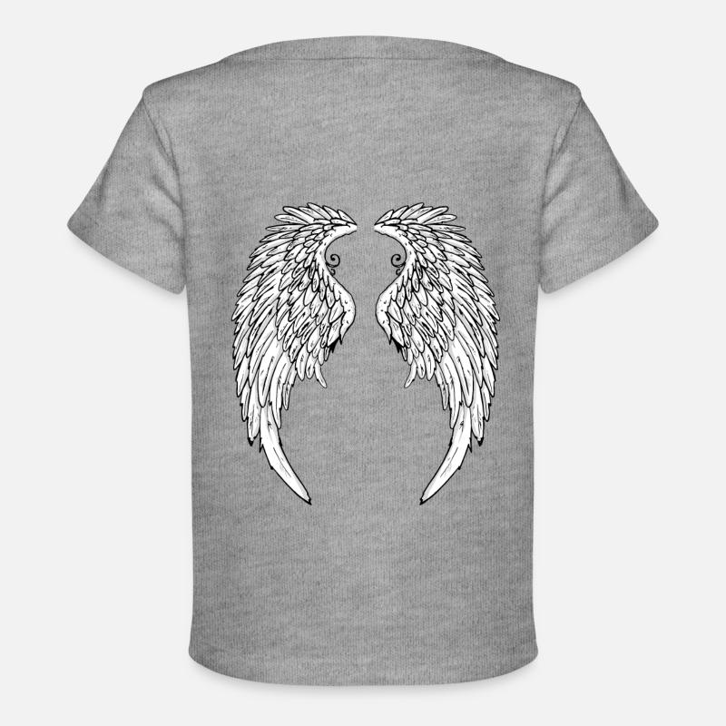 Ailes d’ange - T-shirt Premium bébé bio - gris chiné