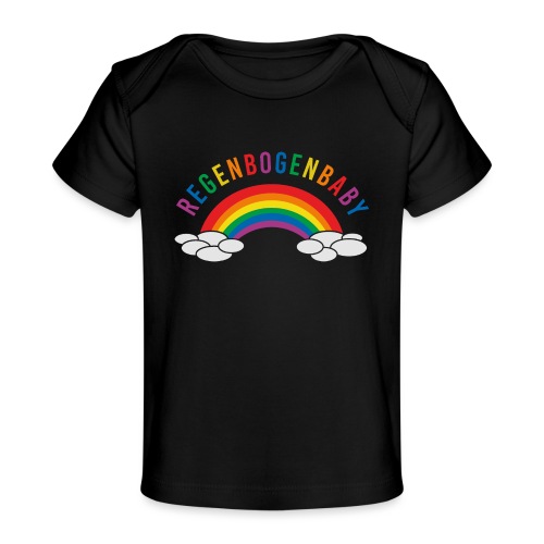 Regenbogen Baby Schwangerschaft Babybauch Geschenk - Baby Bio-T-Shirt