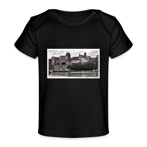 Schloß Bernburg mit Saale - Baby Bio-T-Shirt