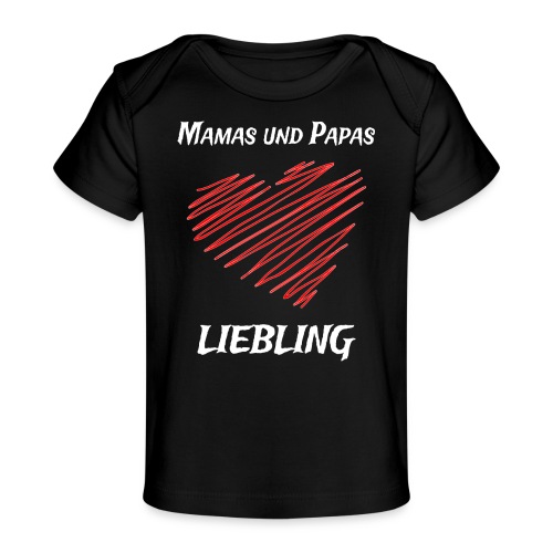 Mamas und Papas Liebling - Baby Bio-T-Shirt