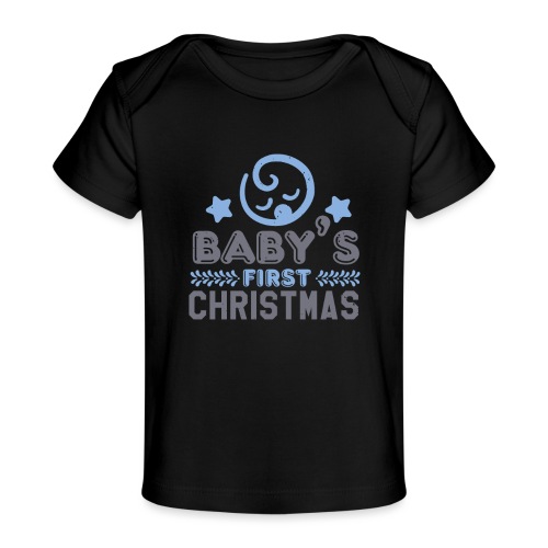 Baby`s First Christmas - Baby Bio-T-Shirt