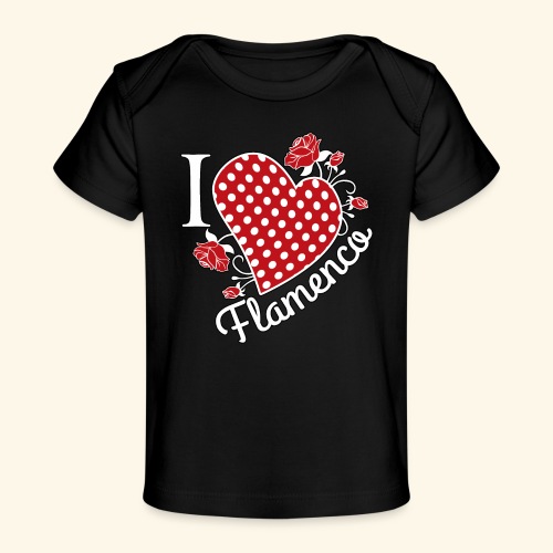 Uwielbiam flamenco - Ekologiczna koszulka dla niemowląt