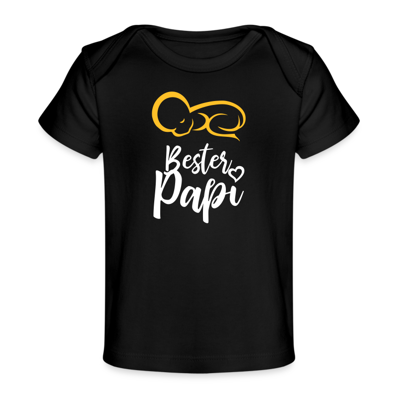 Bester Papi Vatertag Geschenk - Baby Bio-T-Shirt