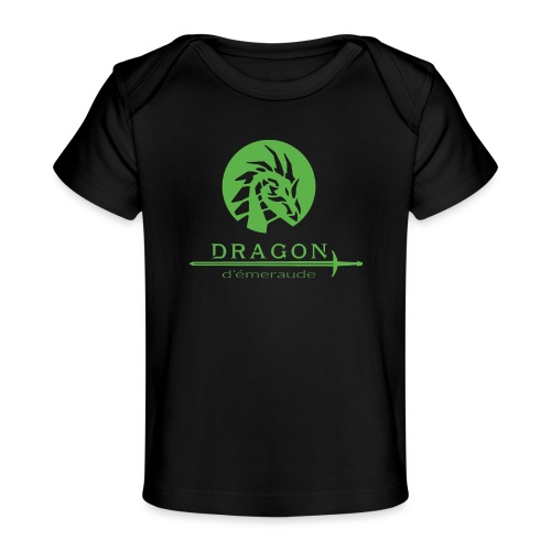 dragon d'émeraude vert - T-shirt bio Bébé