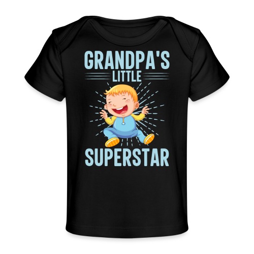 Grandpa's little Superstar - Baby Bio-T-Shirt