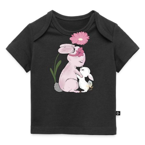 Süßes Hasendesign Mutter mit Kind - T-shirt Premium bébé bio