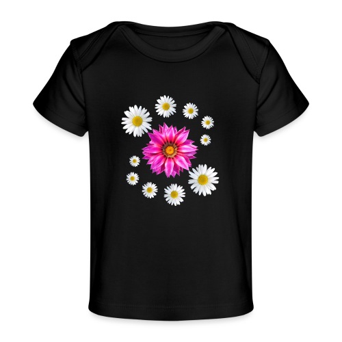 Gazanie Margeriten Blüten Gazanien Gänseblümchen - Baby Bio-T-Shirt