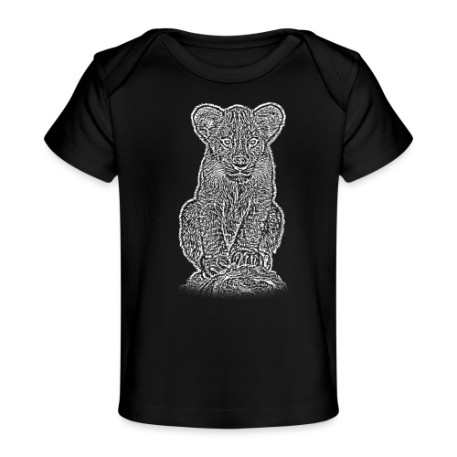 Eva's Lion Cub - weiss - Baby Bio-T-Shirt