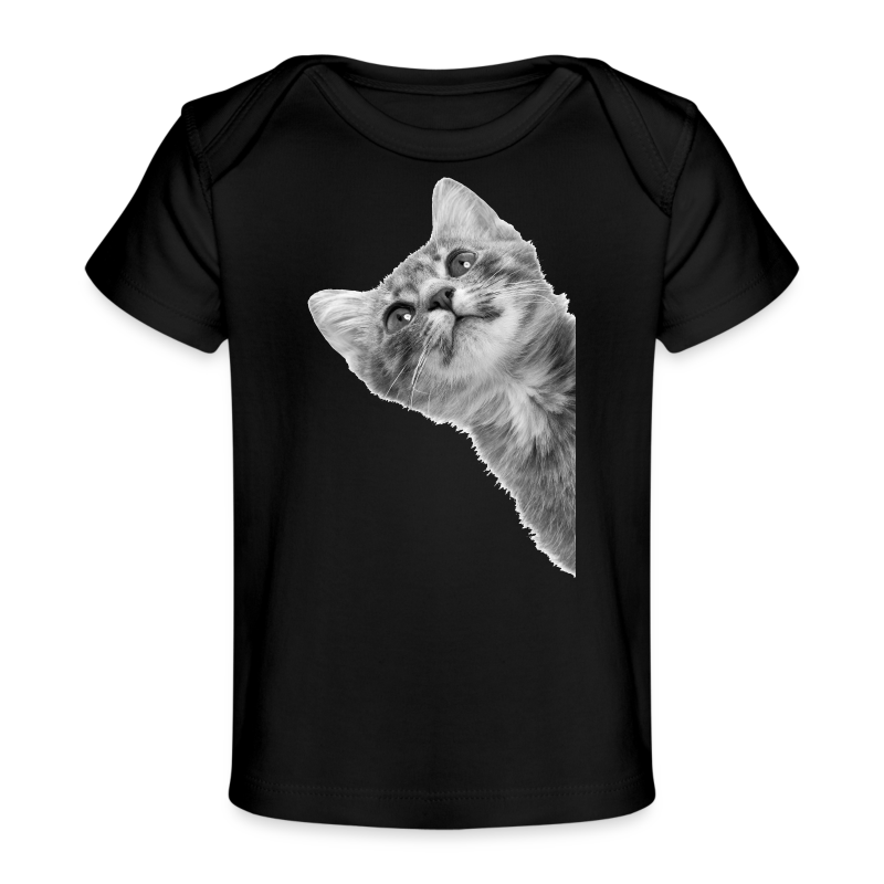Hinterhältige Katze - Baby Bio-T-Shirt