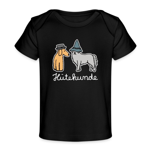 Hütehunde Hunde mit Hut Huetehund - Baby Bio-T-Shirt