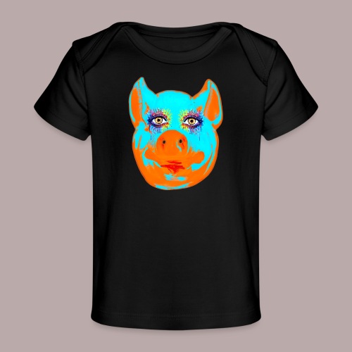 PIG JOKER TEARS - Ekologisk T-shirt baby