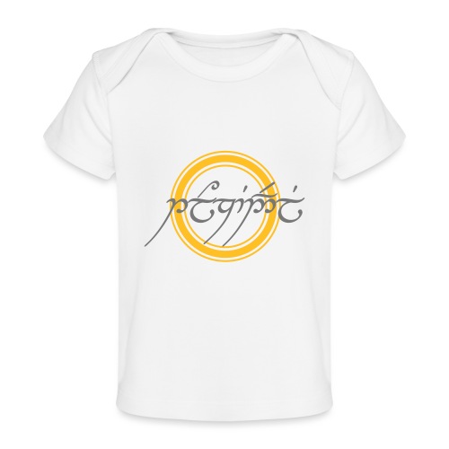 Tolkiendil en tengwar (écusson & dos) - T-shirt bio Bébé