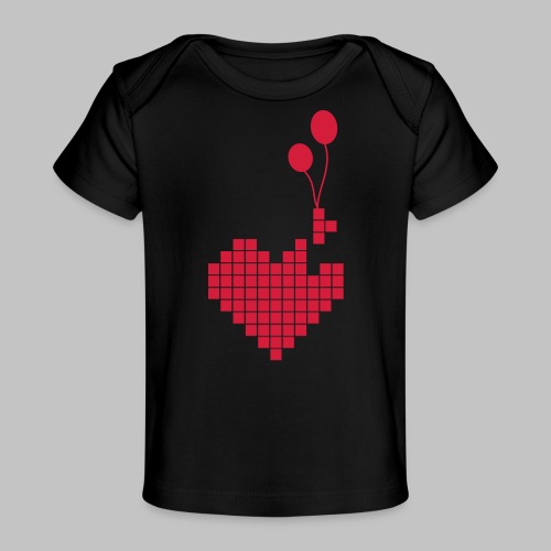 heart and balloons - Organic Baby T-Shirt