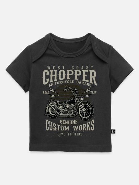 West Coast Chopper - Baby Premium Organic T-Shirt - Schwarz
