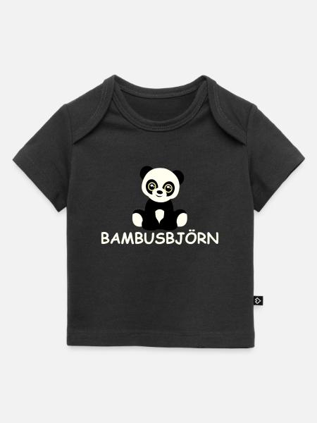 Bambus-Björn - Baby Premium Organic T-Shirt - Schwarz