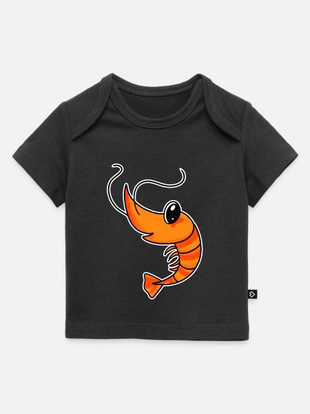 Garnele Garnelen - Baby Premium Organic T-Shirt - Schwarz