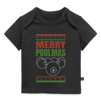 Christmas Billiard Player - Baby Premium Organic T-shirt - black - Front
