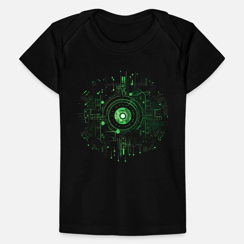 Matrix Style, Signs, Symbols, Cyber, SciFi, Code Baby Premium Organic T-shirt