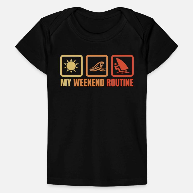 Windsurfer Wochenende Baby Premium Organic T-Shirt