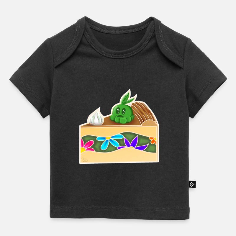 PieceOfCakePousse ! - T-shirt Premium bébé bio - noir