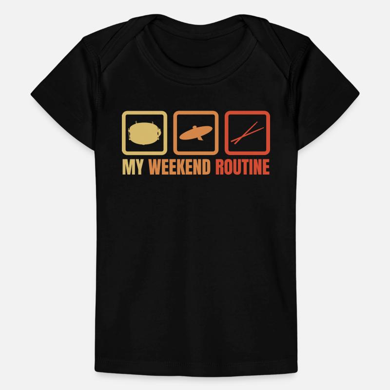 Ma routine du week-end T-shirt Premium bébé bio