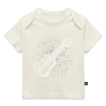 Croquis de ukulélé - T-shirt Premium bébé bio - marine foncé - Devant