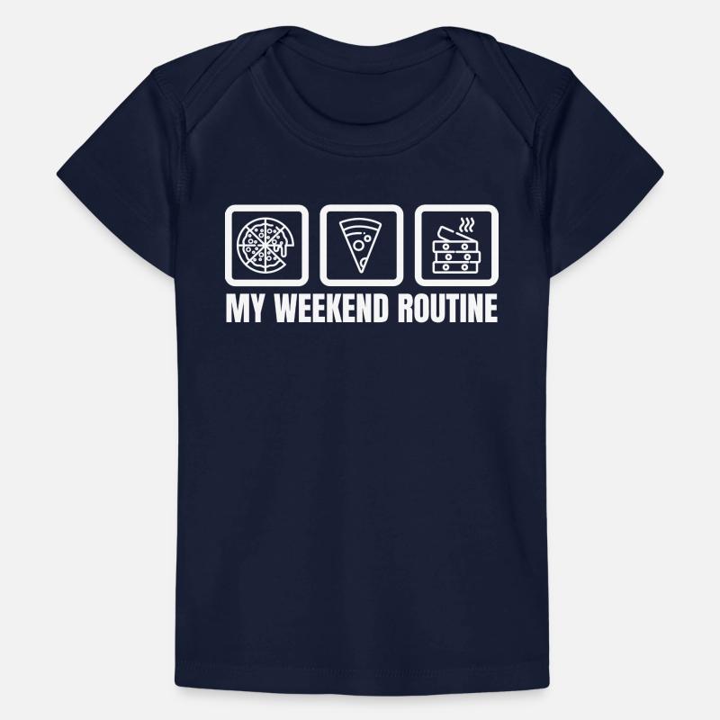 Ma routine du week-end T-shirt Premium bébé bio