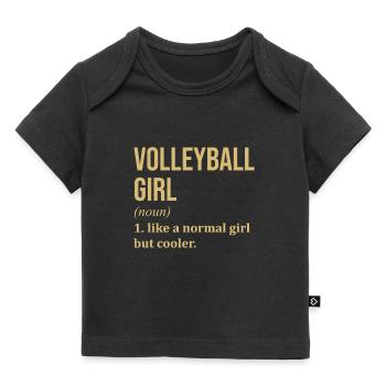 Volleyball Volleyball Volleyball - Baby Premium Organic T-Shirt - Schwarz - Vorne