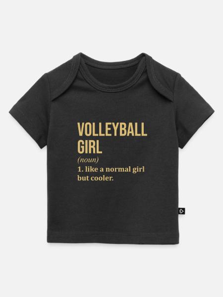 Volleyball Volleyball Volleyball - Baby Premium Organic T-Shirt - Schwarz