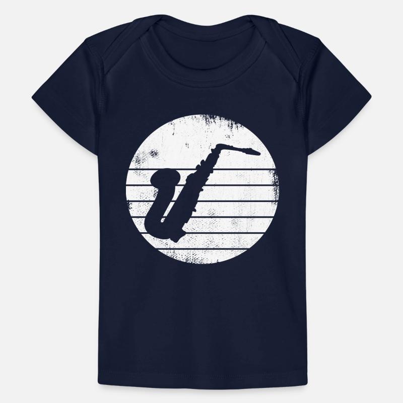 Dessin de saxophone T-shirt Premium bébé bio