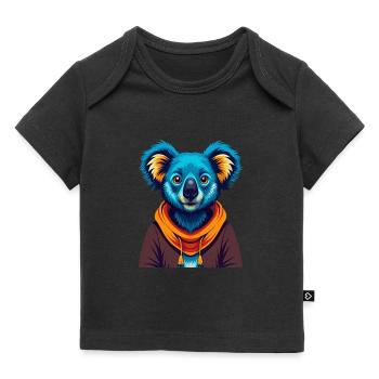 Koala Bunte Kawaii Cartoon Figur Clipart - Baby Premium Organic T-Shirt - Schwarz - Vorne