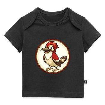 Jay Bird Bunte Kawaii Cartoon Figur Clipart - Baby Premium Organic T-Shirt - Schwarz - Vorne