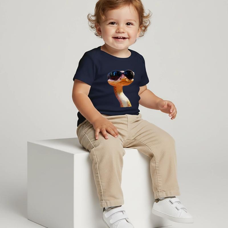 Serpent Python Cobra Mamba Serpent à sonnettes Serpent T-shirt Premium bébé bio