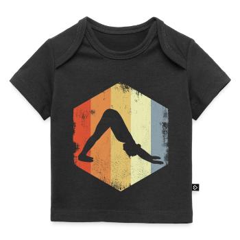 Yogini Drawing - Baby Premium Organic T-shirt - black - Front