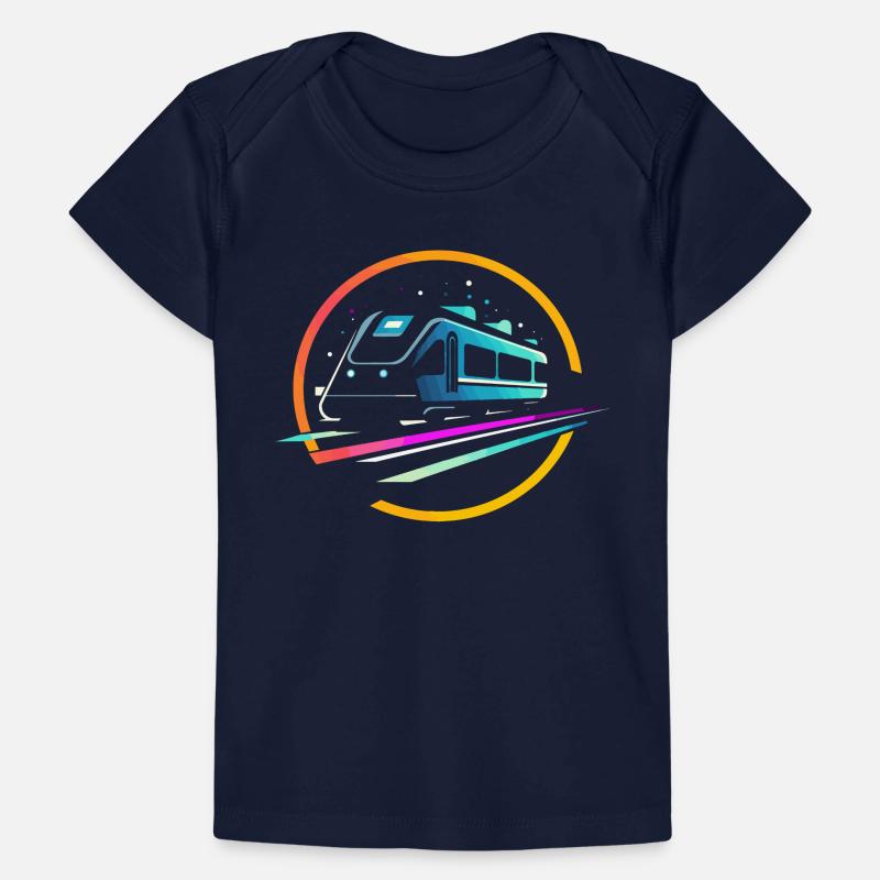 Train Comic Baby Premium Organic T-shirt