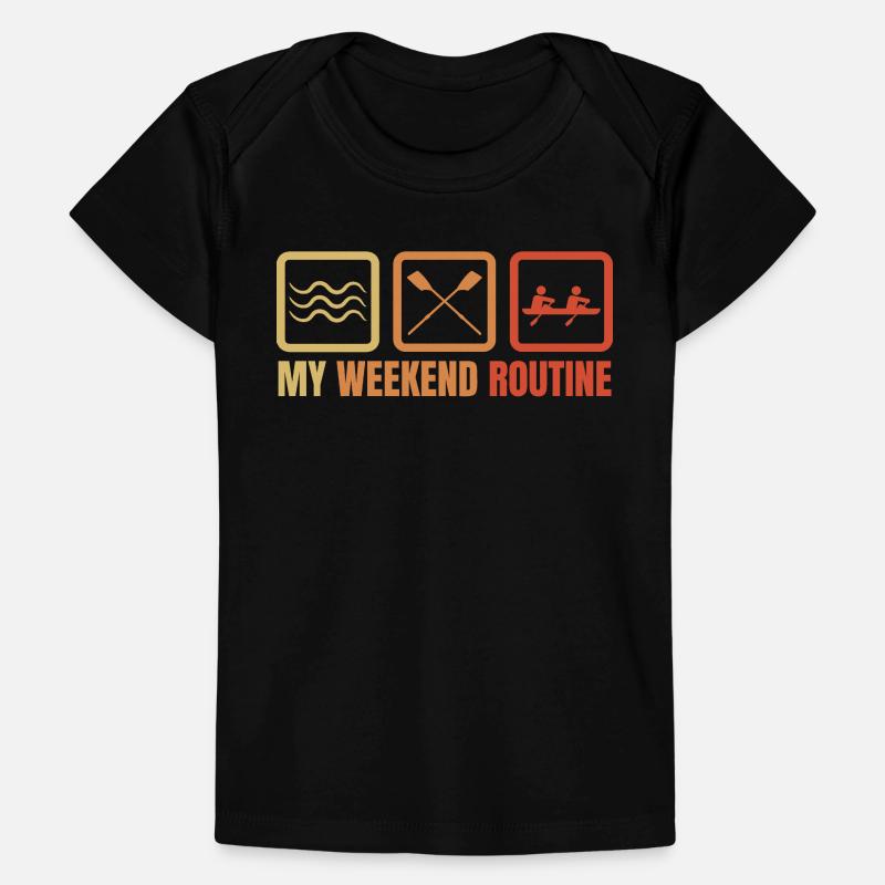 Rower Weekend Routine Baby Premium Organic T-shirt