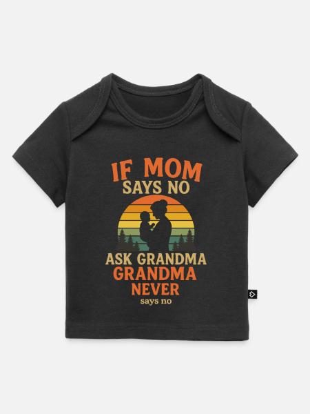 Lustiges Oma Baby Outfit - Baby Premium Organic T-Shirt - Schwarz