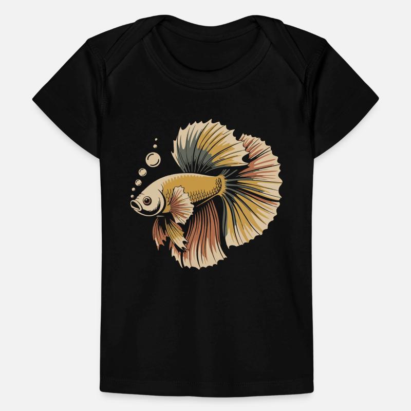 Betta Color Explosion Fish Baby Premium Organic T-shirt