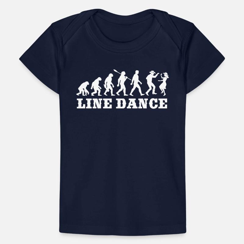 Vintage Evolution - Line Dance - Geschenk Baby Premium Organic T-Shirt
