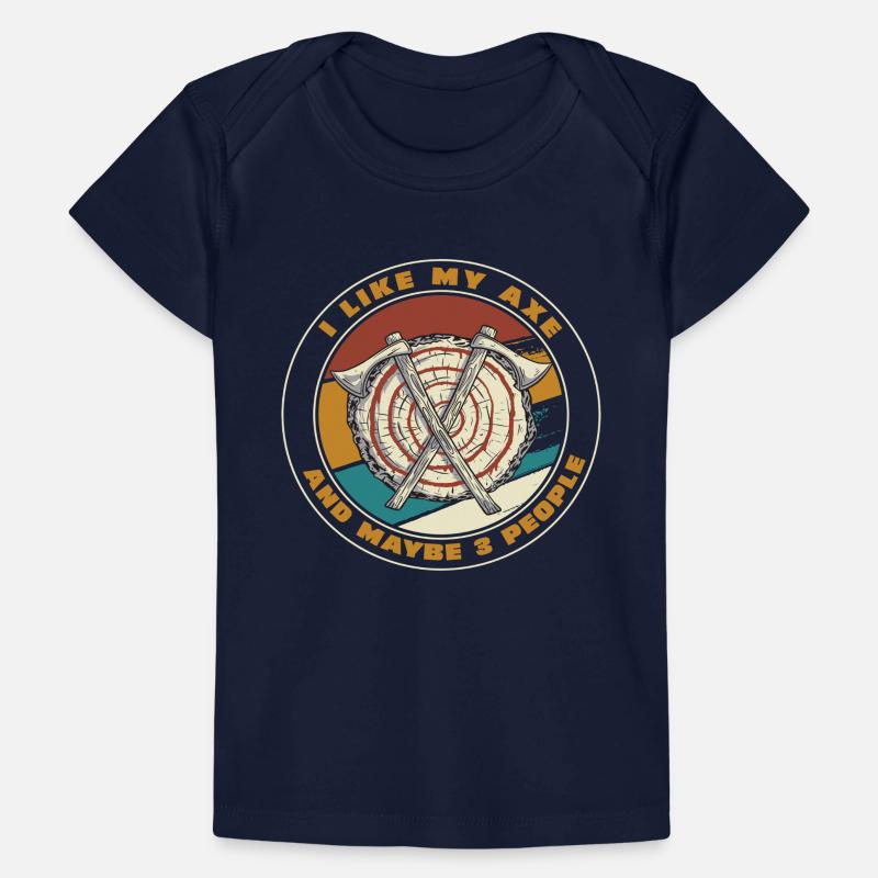 Patch rétro Axe Targets T-shirt Premium bébé bio