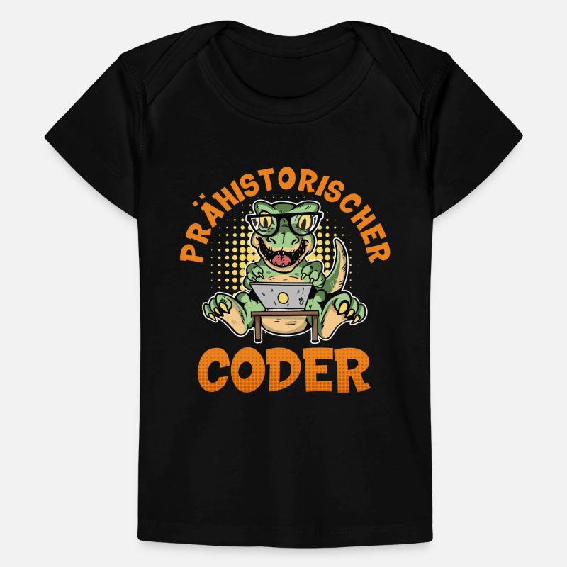 Programmation PRÉHISTORIQUE : Divertissement du CODER T-shirt Premium bébé bio