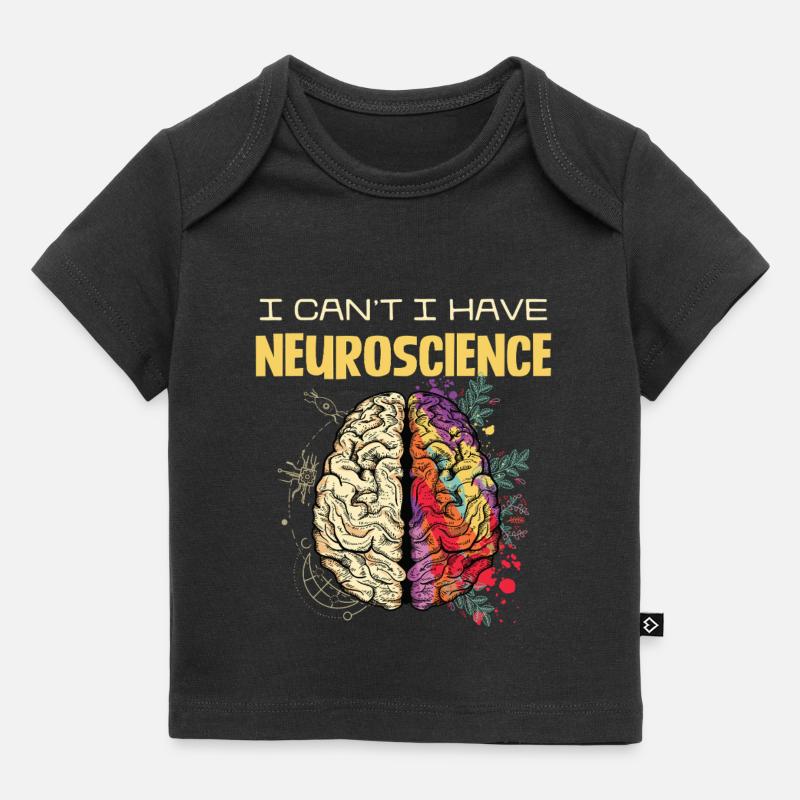 Conception des couleurs cérébrales en neurosciences - T-shirt Premium bébé bio - noir