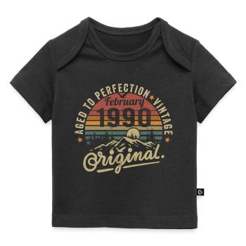 Février 1990 - T-shirt Premium bébé bio - noir - Devant