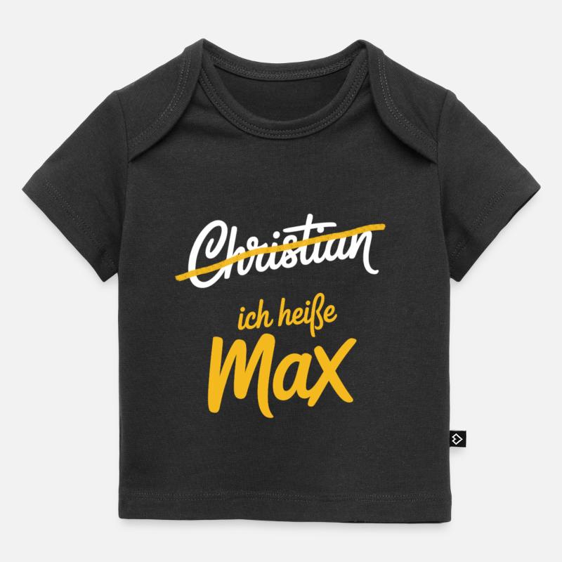 Christian Max Combo - T-shirt Premium bébé bio - noir